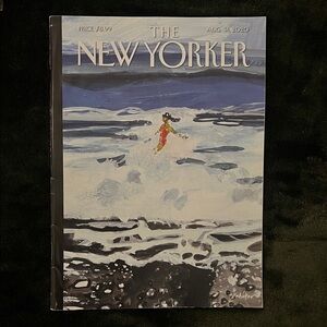 The New Yorker Magazine - Blue & White Cover August 31 2020